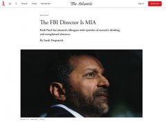 索赔2.5亿美元！ FBI局长和老牌媒体开撕，美国为何又内讧？